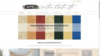 Website Design / Development & SEO Venetian Plaster